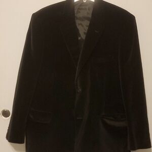 John bartlett velvet blazer size 46r